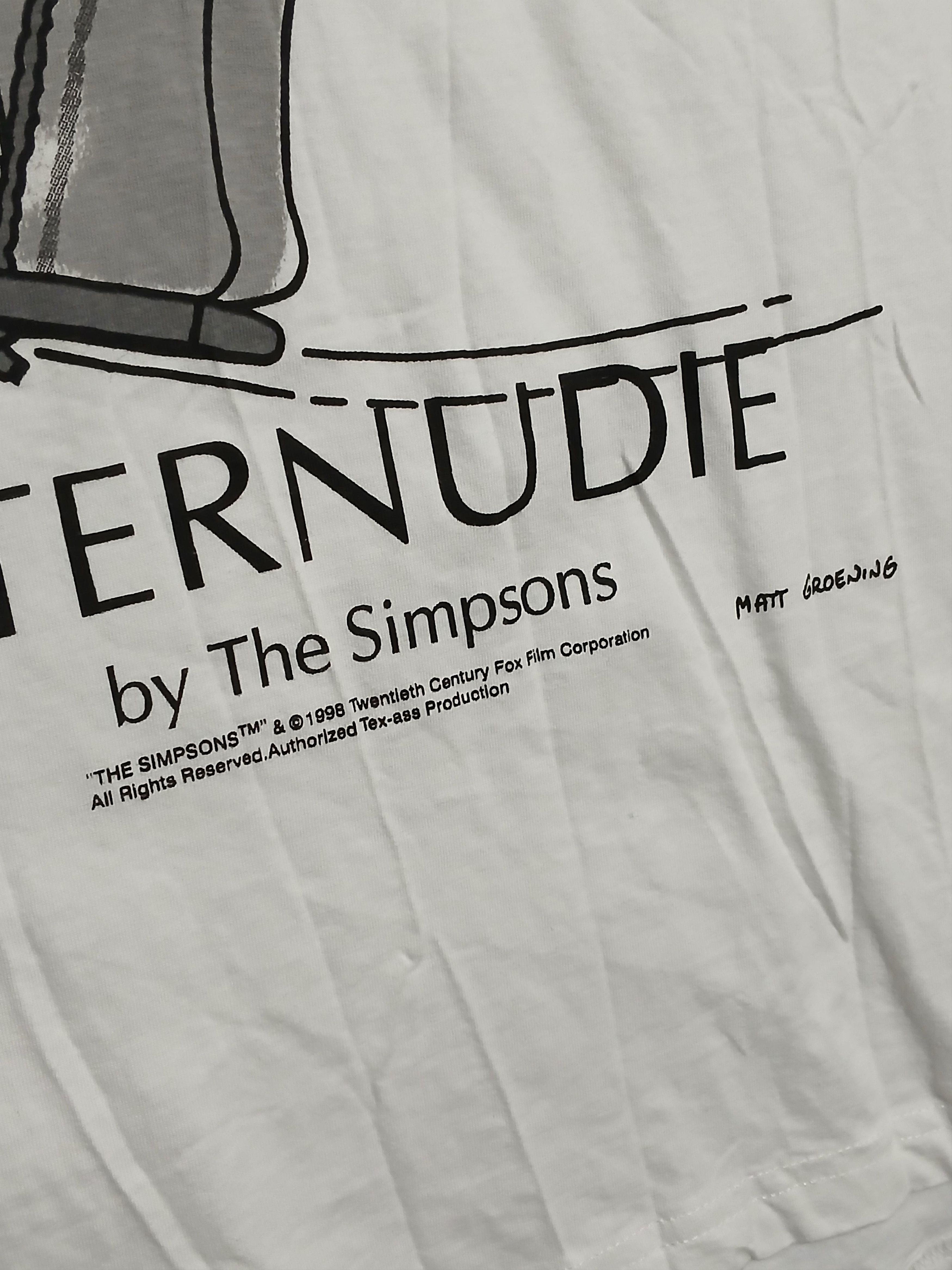 The Simpsons × Vintage Vintage 1998 The Simpsons T-Shirt Size US XL / EU 56 / 4 - 4 Thumbnail