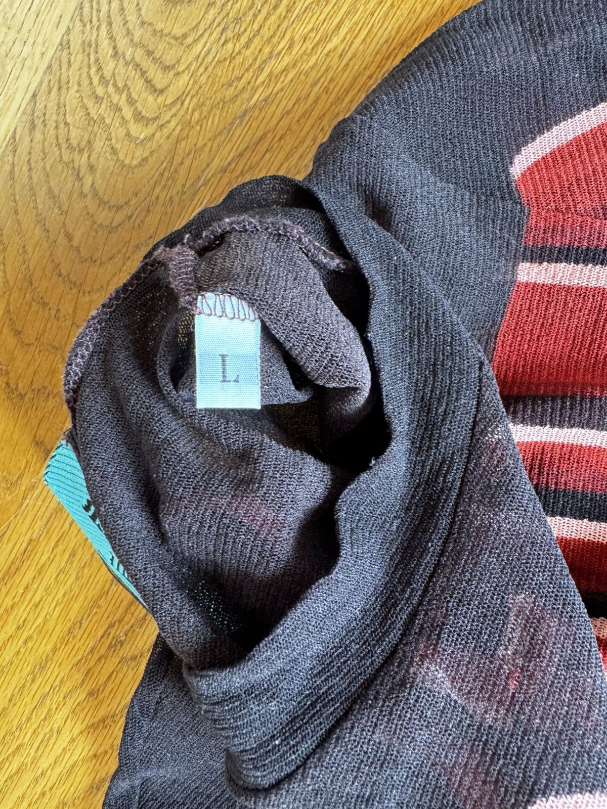 Jean Paul Gaultier JPG MAILLE 1994 Grail Big Letter Logo Size US L / EU 52-54 / 3 - 5 Thumbnail