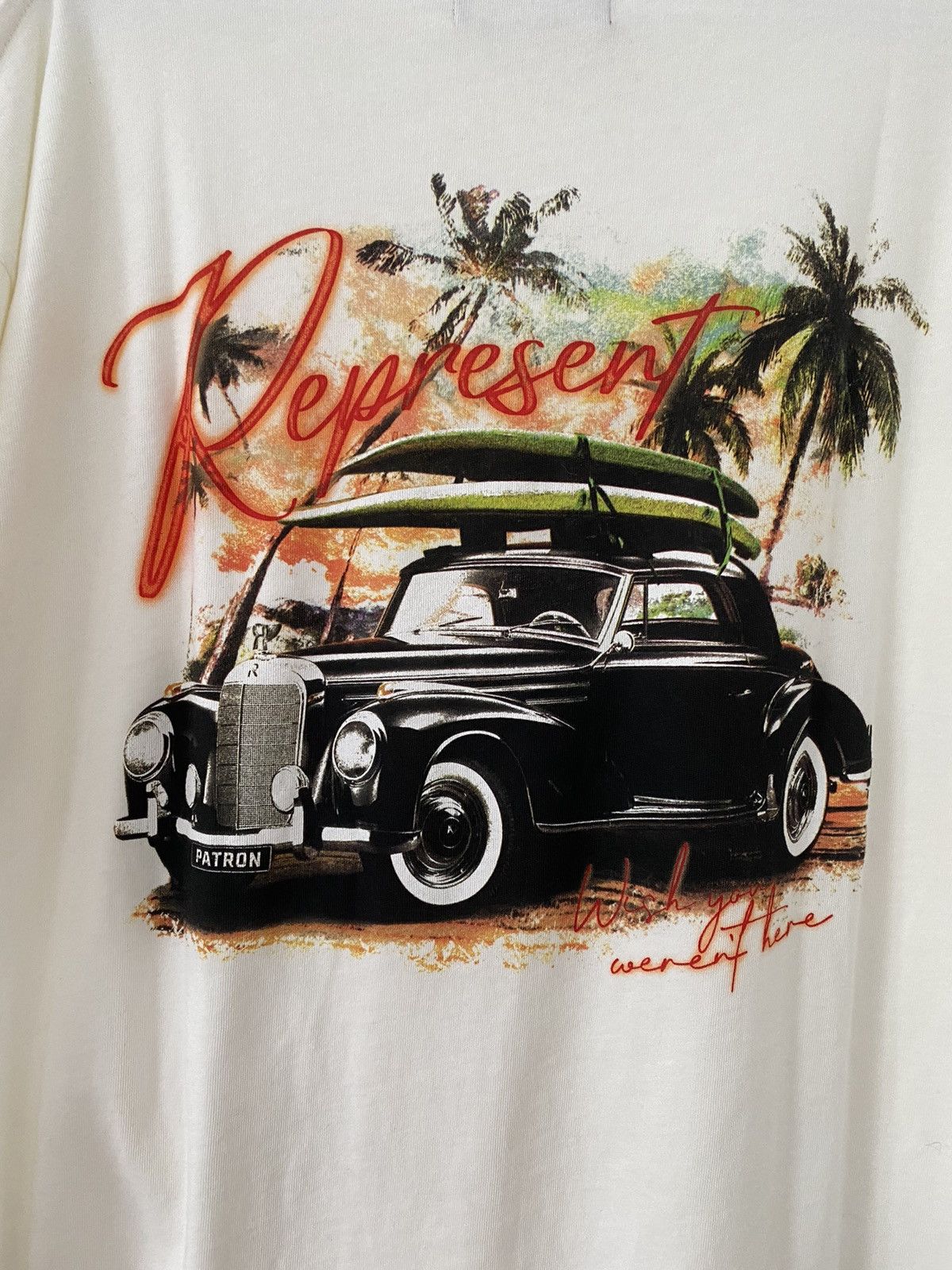 Represent Clo. Represent Clothing White Resort Tee Size US L / EU 52-54 / 3 - 4 Thumbnail