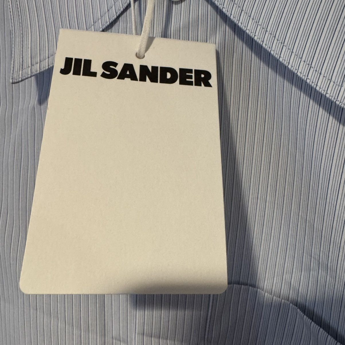 Jil Sander Light Blue Jil Sander Friday Shirt Short Sleeve Size 44/17.5 Size US XXL / EU 58 / 5 - 9 Thumbnail