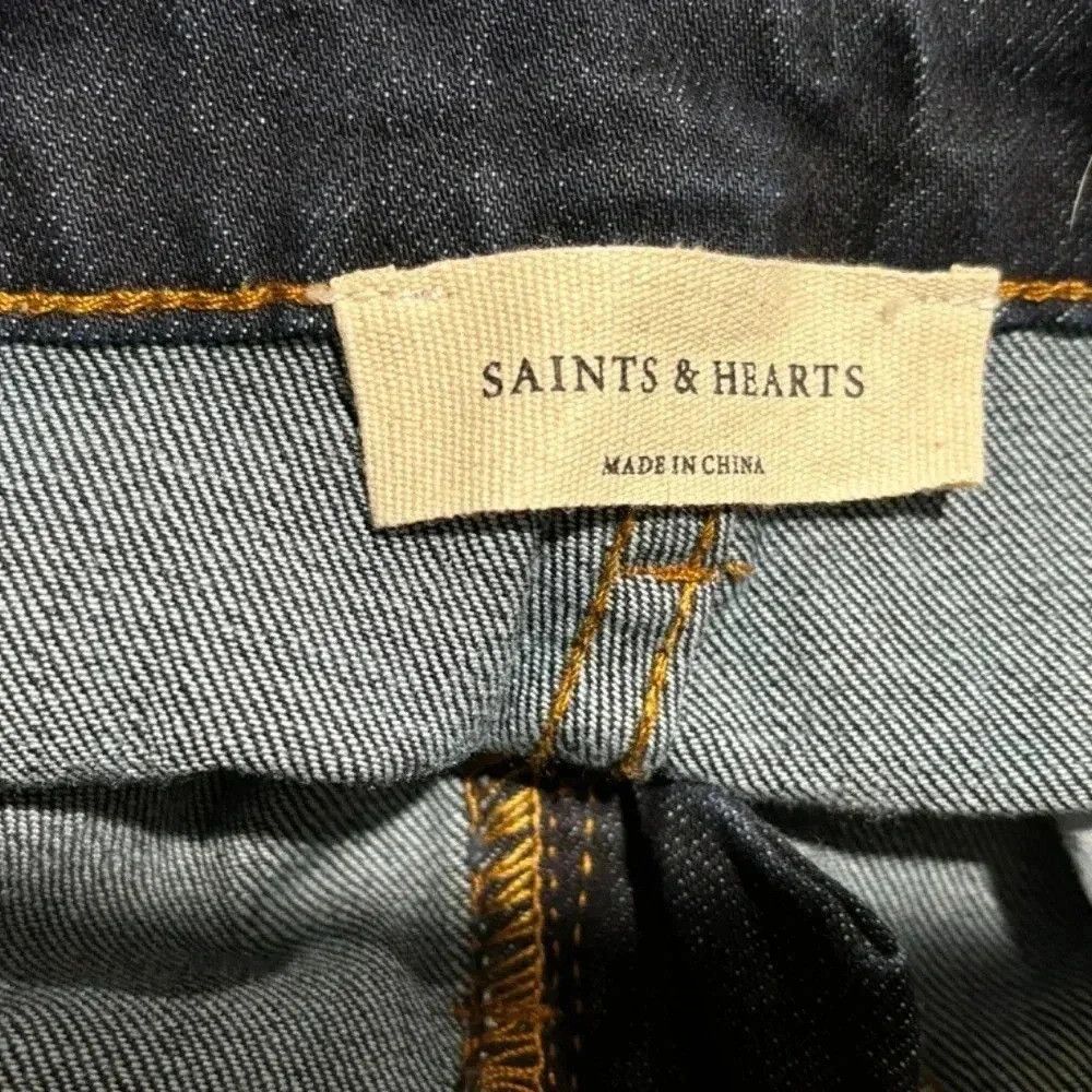 Other Saints and Hearts High Rise Straight Leg Jean Size 29" - 3 Thumbnail