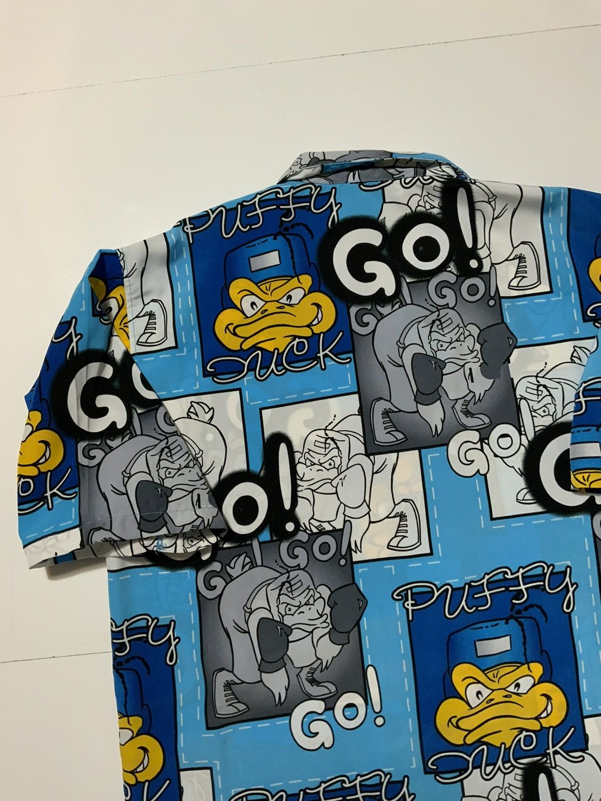 Vintage Vintage 90s 2000s Y2K Duck Story Iber Shirt Shorts 2PC Set Size US L / EU 52-54 / 3 - 5 Thumbnail