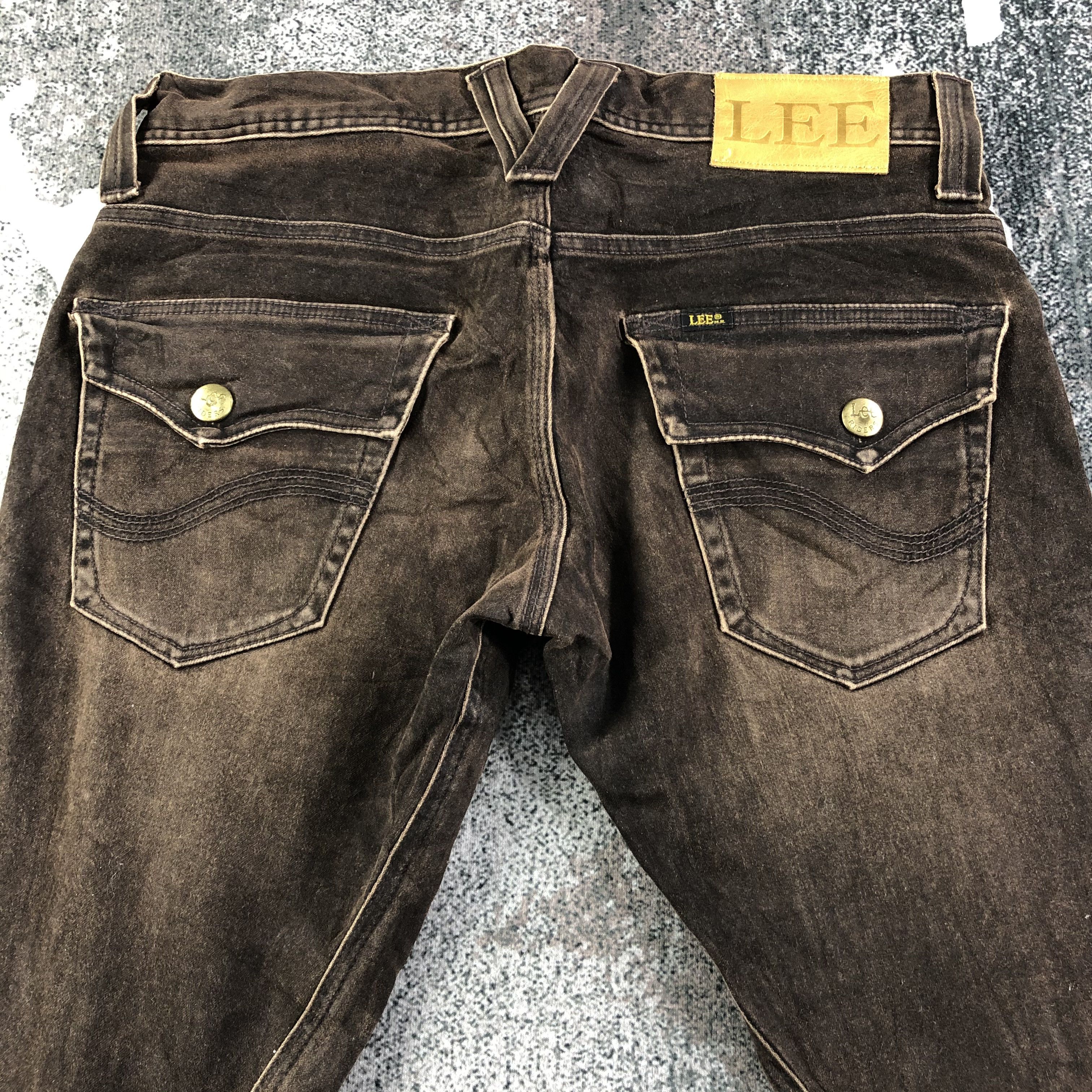 Lee Vintage Lee Jeans Faded Brown Flare Denim KJ1660 Size US 30 / EU 46 - 4 Thumbnail