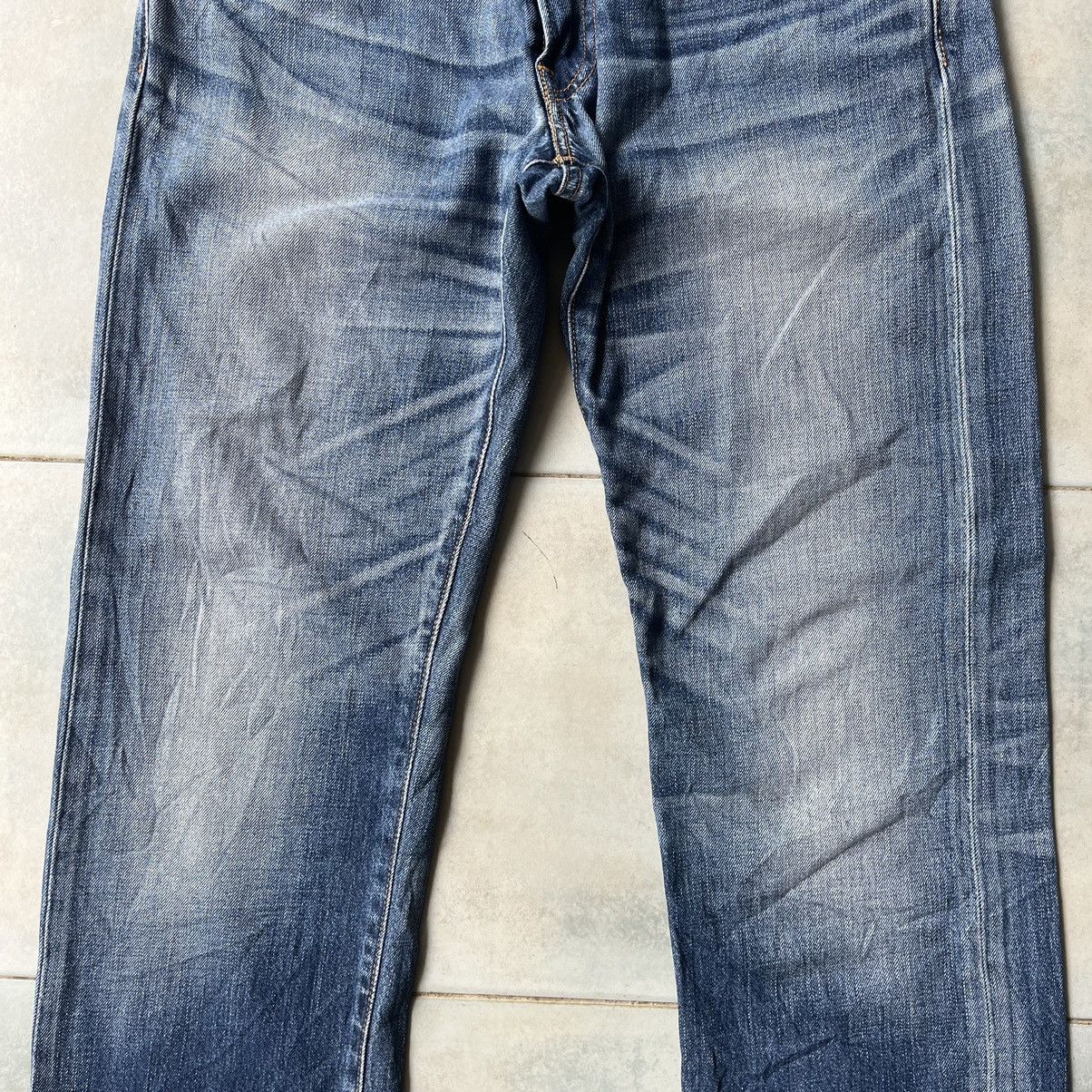 Levi's × Levi's Vintage Clothing Levis 503 small e faded blue jeans Size US 32 / EU 48 - 10 Thumbnail