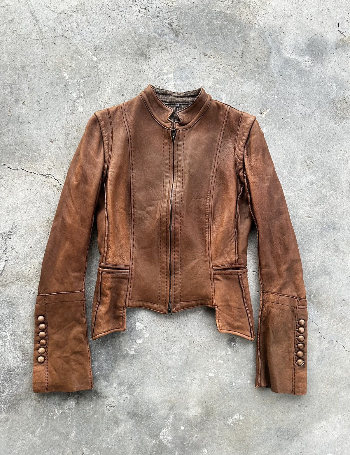Isaac Sellam Experience Isaac Sellam Experience Leather Jacket Artisanal 00’s Size US S / EU 44-46 / 1 - 2 Thumbnail