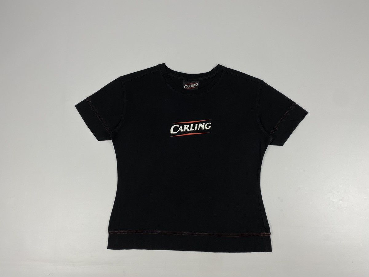 Vintage Y2K Carling Beer Official T-shirt Size L / US 10 / IT 46 - 10 Thumbnail