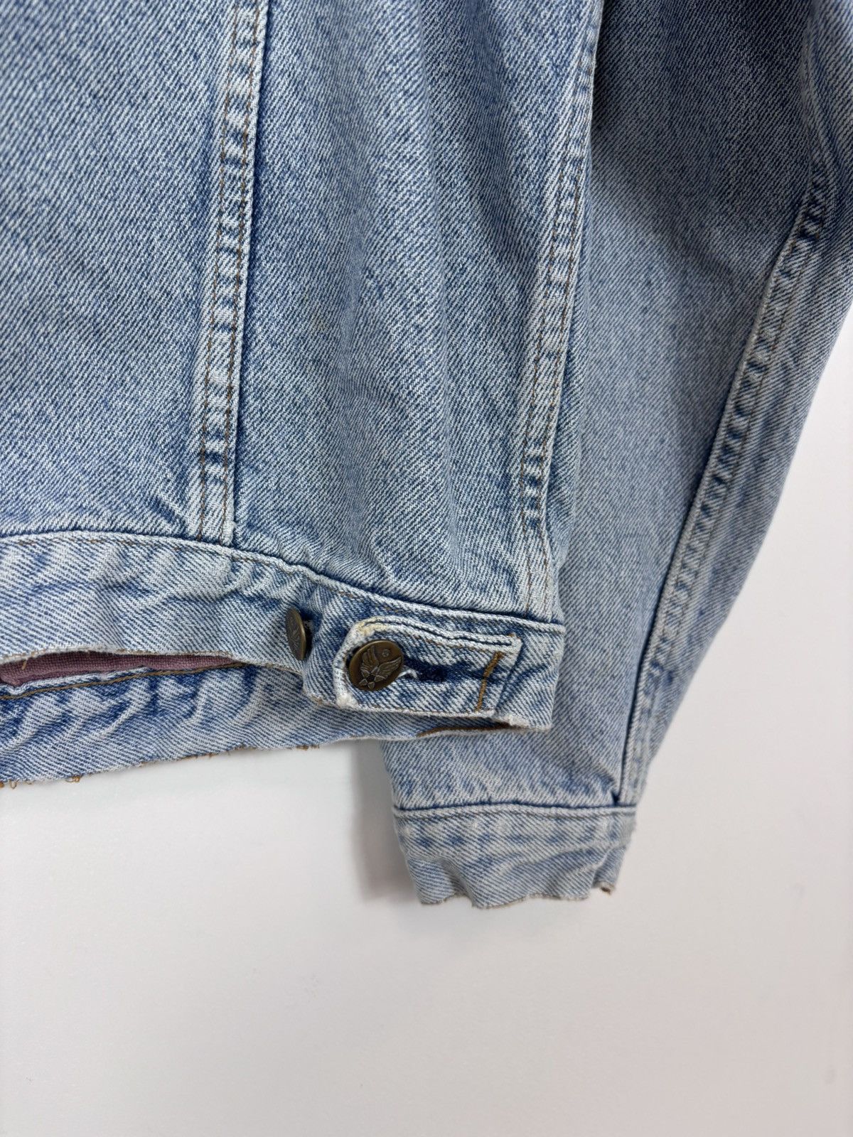 Avirex Vintage Avirex USA Men’s Light Blue Flight Denim Jacket Size US M / EU 48-50 / 2 - 22 Thumbnail