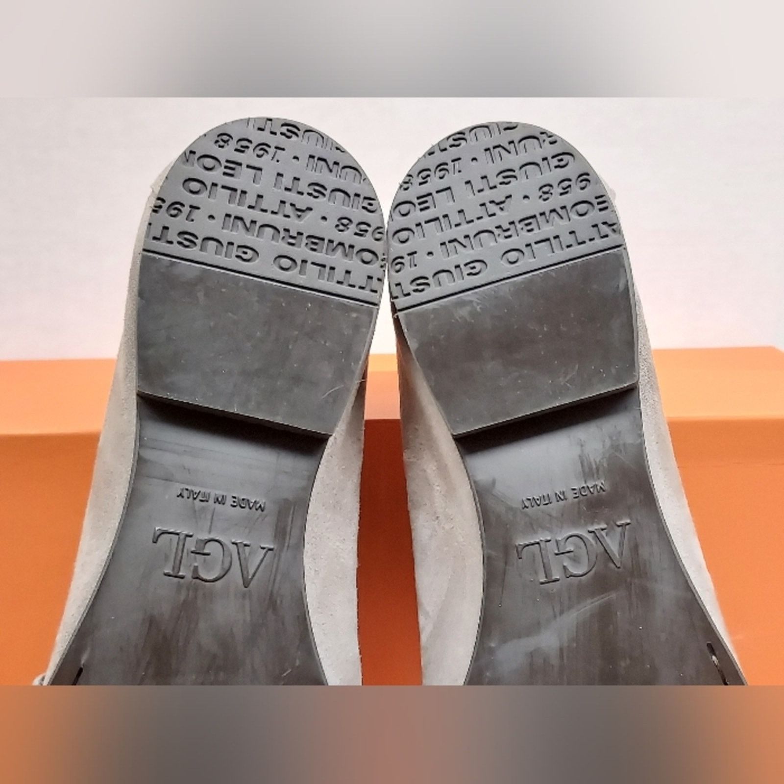 AGL AGL Womens Ginger Suede Buckle Flat Shoes Size 36.5 (6.5) Size US 6.5 / IT 36.5 - 11 Thumbnail
