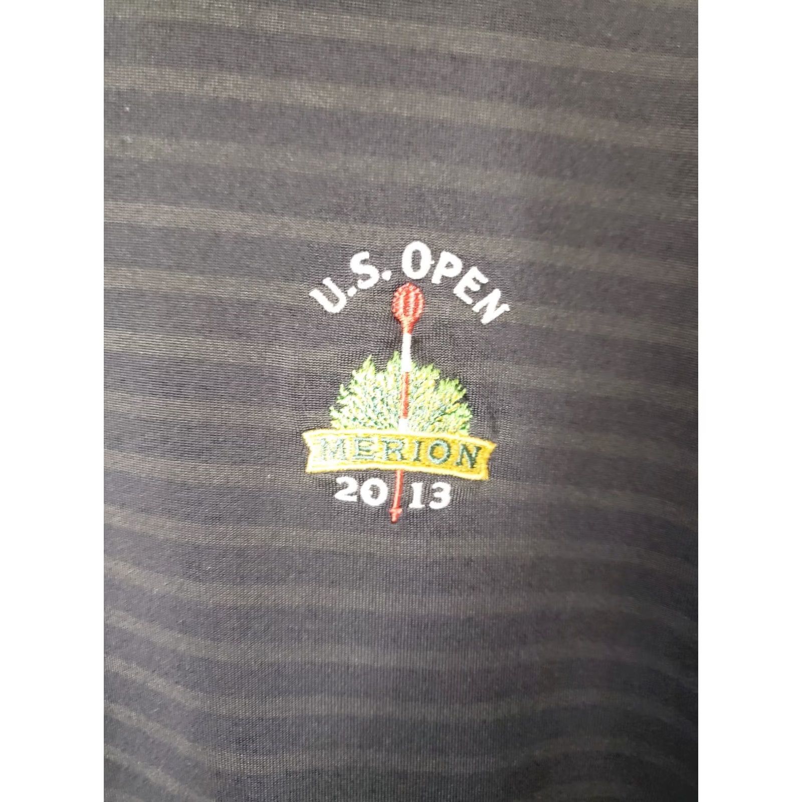 Under Armour Under Armour Shirt Men's 2XL Black Striped Loose Fit U.S. Open Merion 2013 Size US XXL / EU 58 / 5 - 4 Thumbnail
