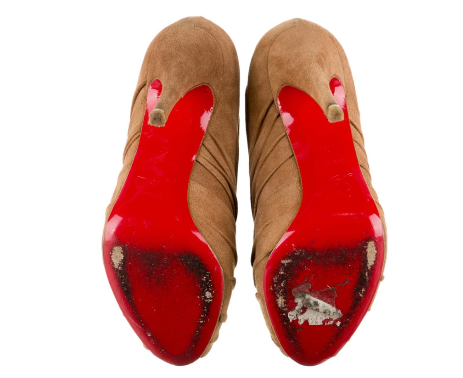 Christian Louboutin Christian Louboutin Manchon 120 peep-toe bootie US5 EU36 Size US 5 / IT 35 - 5 Thumbnail