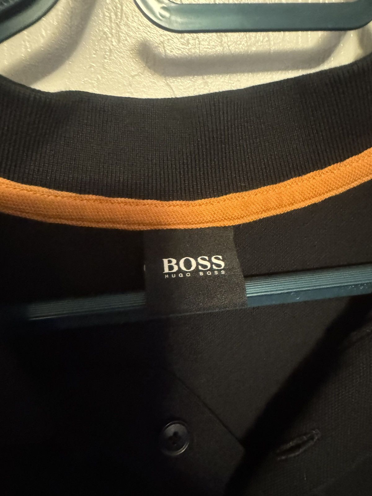 Hugo Boss Hugo Boss Polo Size US L / EU 52-54 / 3 - 3 Thumbnail