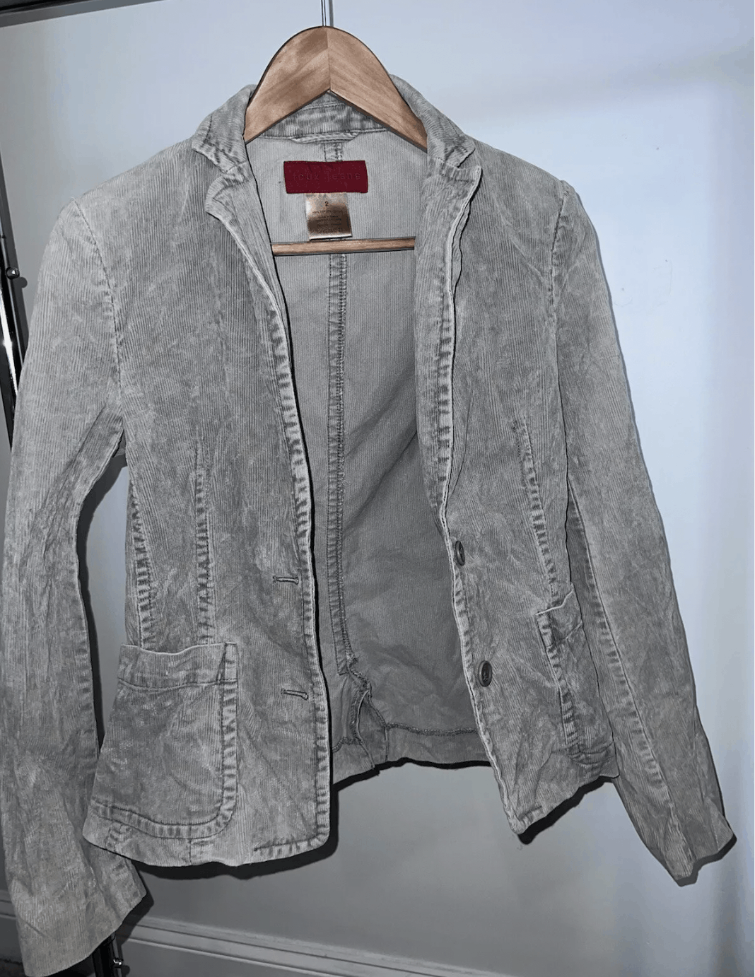FCUK FCUK Corduroy Grayish Green, Size 2 Size XS / US 0-2 / IT 36-38 - 1 Thumbnail