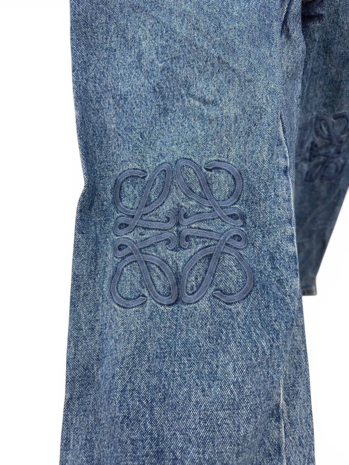 Loewe Loewe Blue Denim Logo Jeans Size US 28 / EU 44 - 3 Thumbnail
