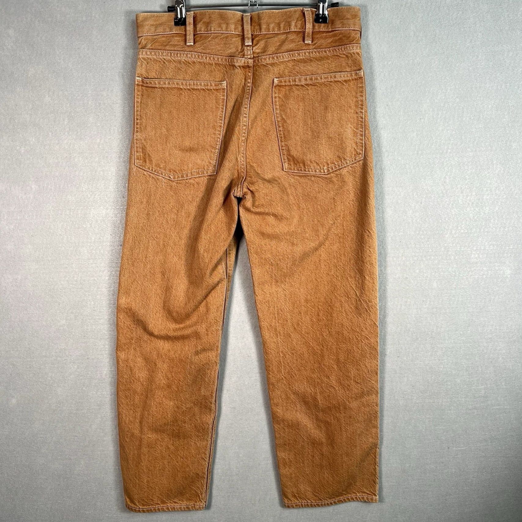 Uniqlo Uniqlo U Jeans Women 25 Brown Medium Wash Denim Straight Womens Size 42" / US 20 - 7 Thumbnail