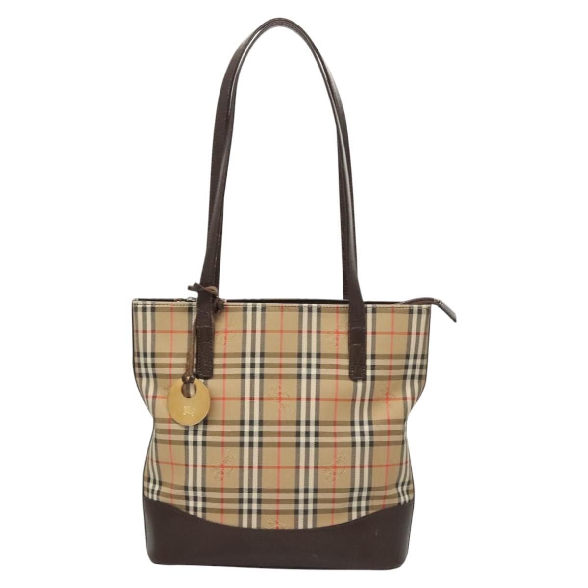 Burberry Burberry Nova check Canvas and Leather Size ONE SIZE - 1 Thumbnail