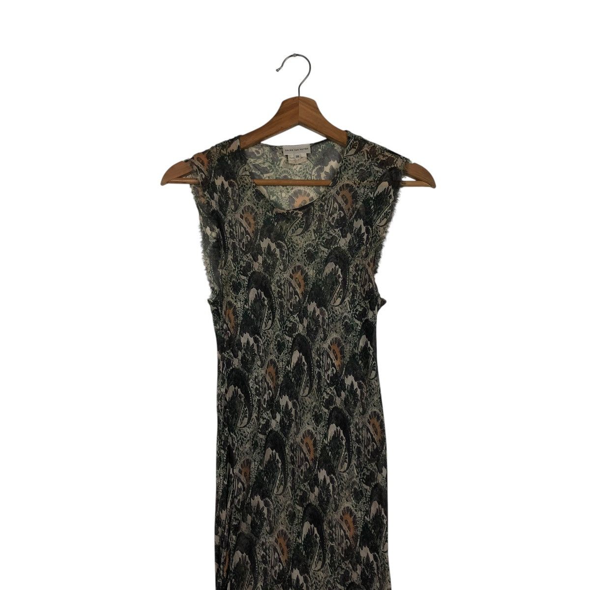 Dries Van Noten 🔥LONG GWONS SILK DRIES VAN NOTEN MADE IN BELGIUM FULLPRINT Size XS / US 0-2 / IT 36-38 - 5 Thumbnail