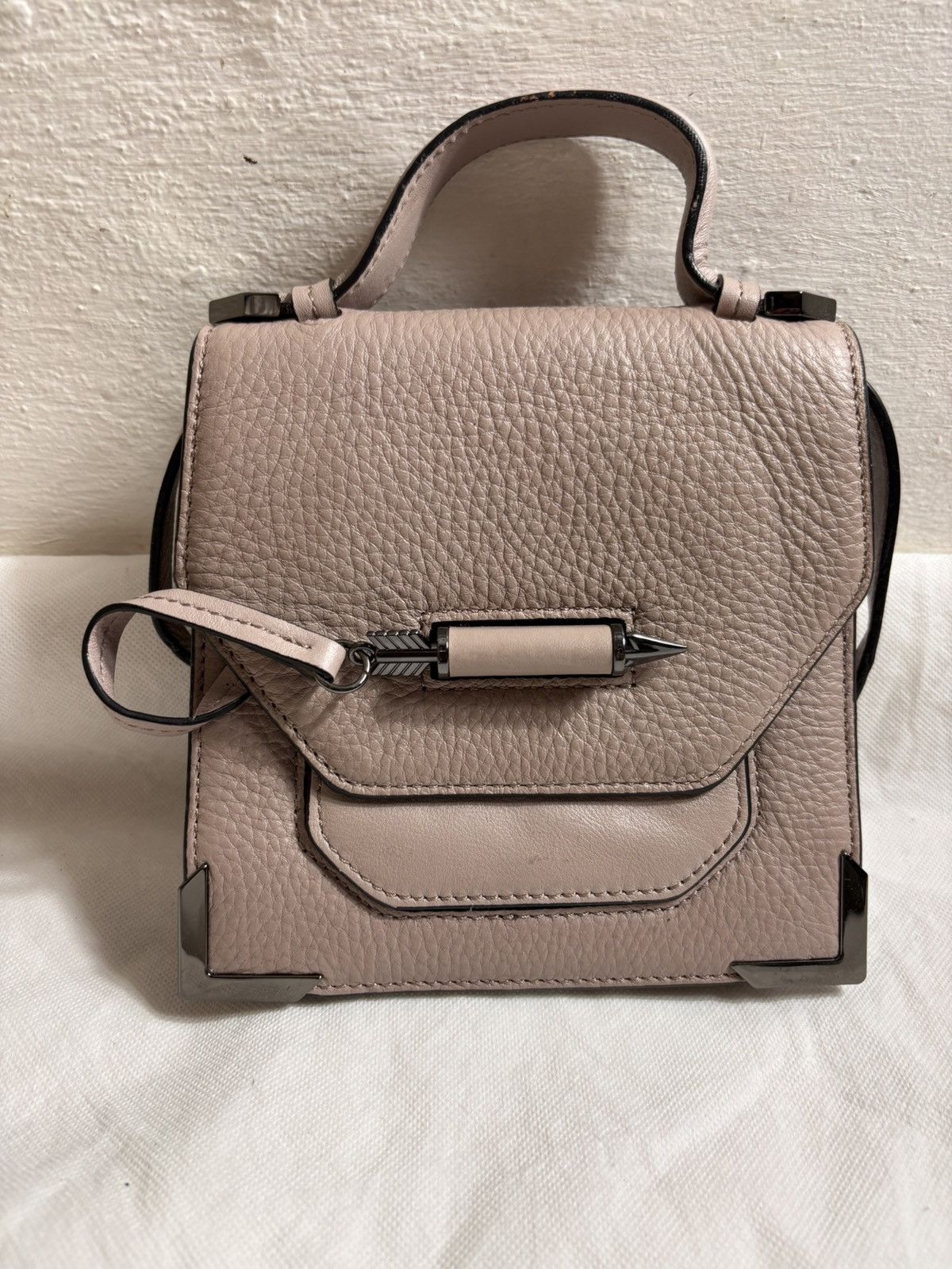 Mackage Rubie Leather Arrow Bag
