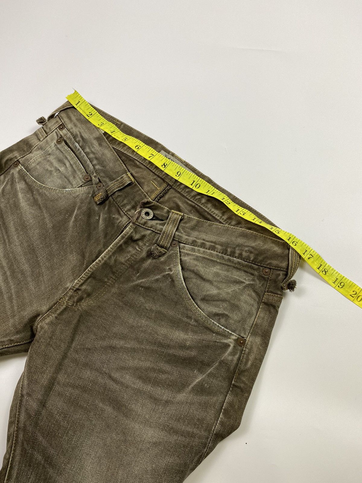 If Six Was Nine lace up trove distress jeans pant ifsixwasnine vkei style Size US 32 / EU 48 - 15 Thumbnail