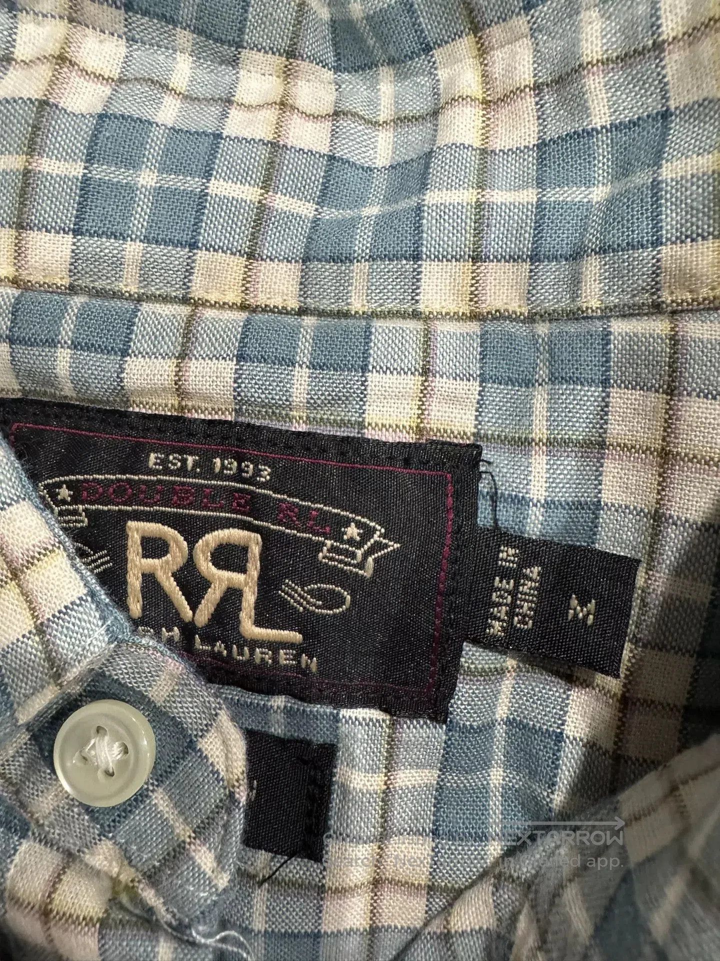 RRL Ralph Lauren classic rrl plaid button-up shirt. Size US M / EU 48-50 / 2 - 2 Thumbnail
