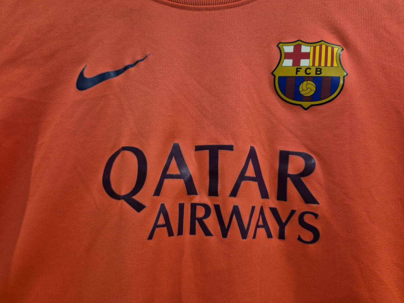 Nike 2014/15 Barcelona Away Jersey #10 Messi Nike Soccer Kids M Size US XXS / EU 40 - 3 Thumbnail