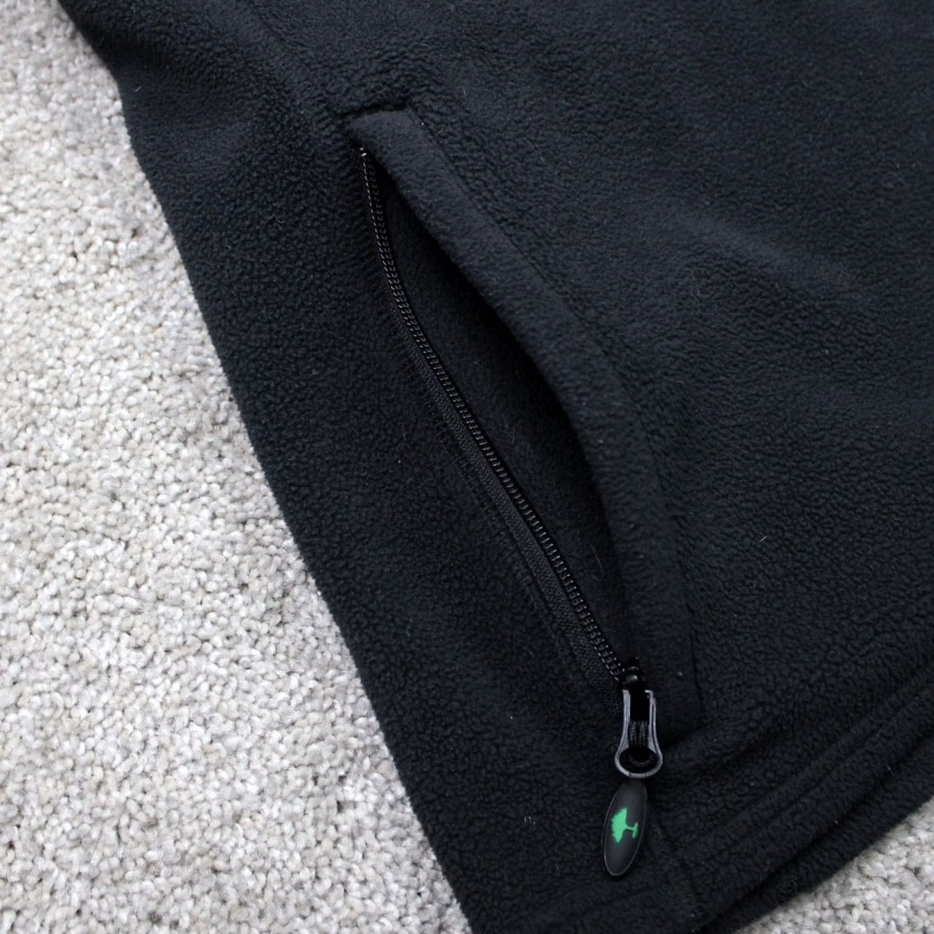 Vintage Arborwear Sweatshirt Mens XL Black 1/4 Zip Fleece Zip Pockets Polyester Pullover Size US XL / EU 56 / 4 - 4 Thumbnail