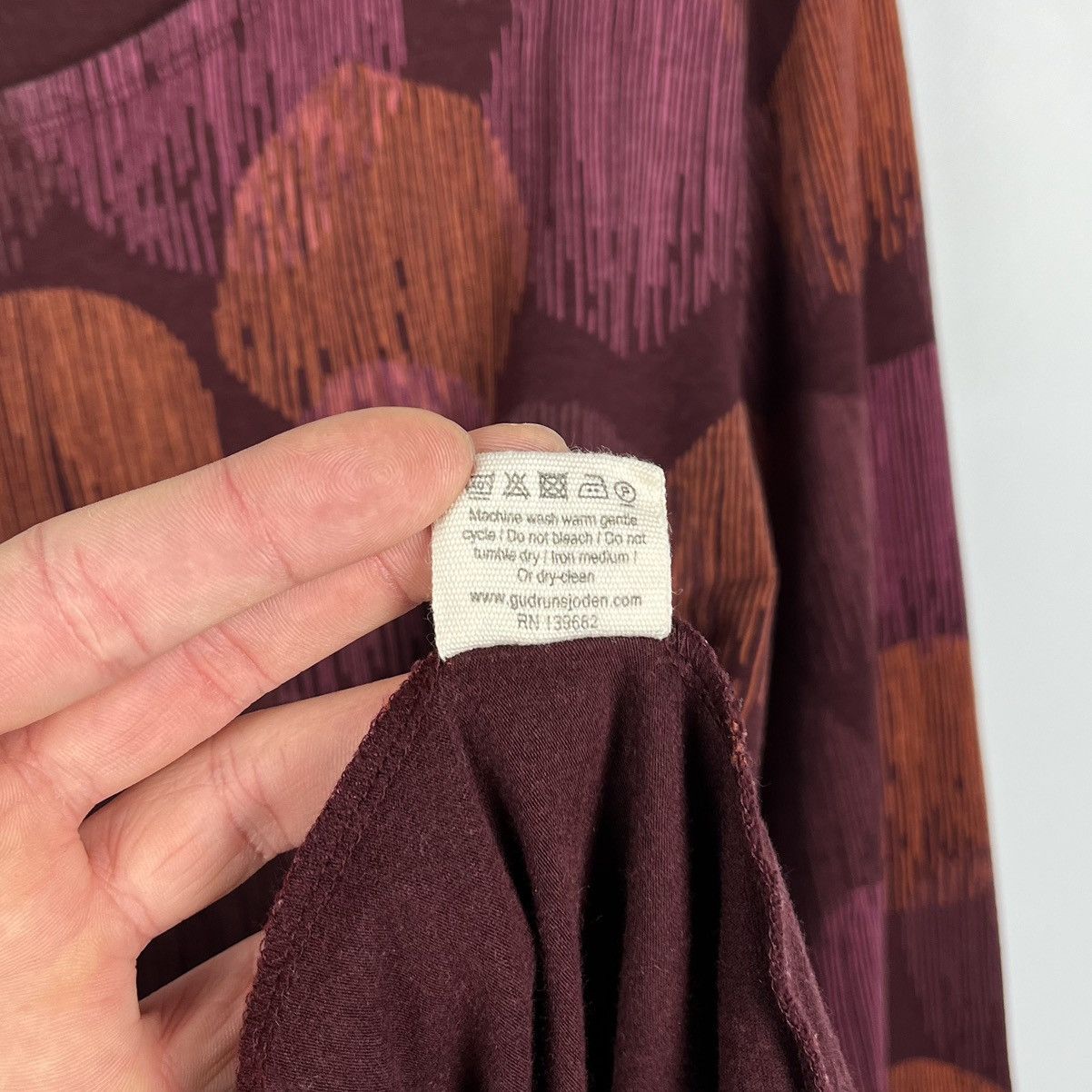 Gudrun Sjoden Ladies Gudrun Sjoden Geometric Pattern Long Sleeve Tunic Size L / US 10 / IT 46 - 12 Thumbnail