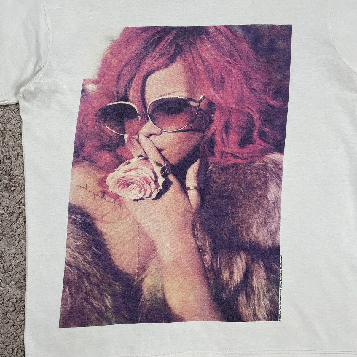 Band Tees Rihanna 2011 Photo T-shirt Size M / US 6-8 / IT 42-44 - 6 Thumbnail
