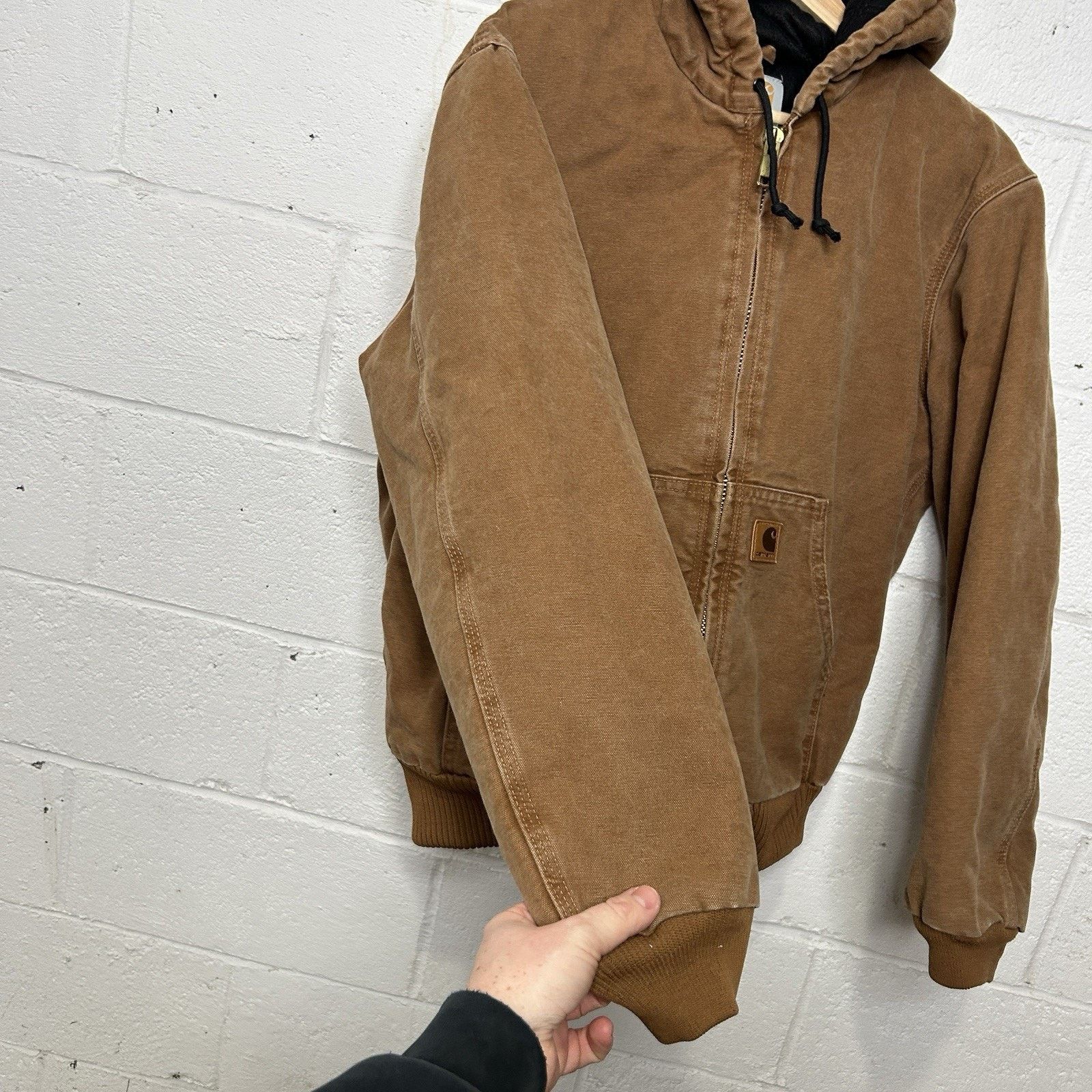 Carhartt Carhartt Sandstone Quilted Hooded Active Jacket “Brown” J130 Size US S / EU 44-46 / 1 - 10 Thumbnail