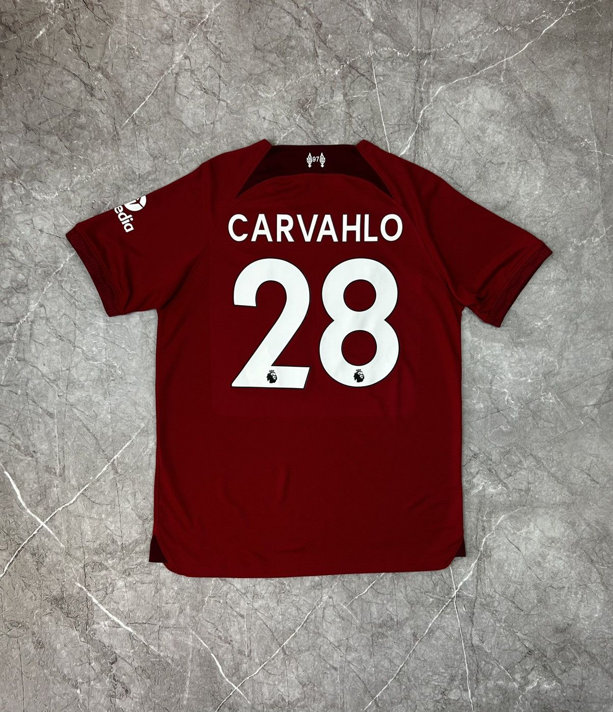 Nike Nike Liverpool Carvalho 28 Home Football Shirt 2022/23 Size US L / EU 52-54 / 3 - 1 Thumbnail