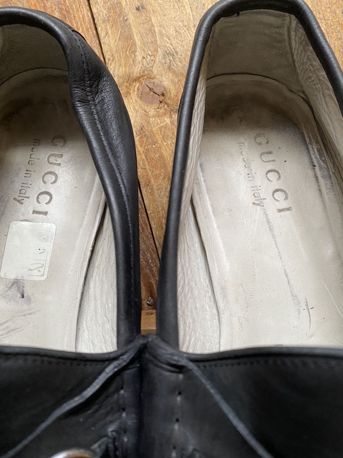 Gucci Gucci horsebit black leather loafers Uksz 8.5 US9 Size US 9.5 / EU 42-43 - 16 Thumbnail