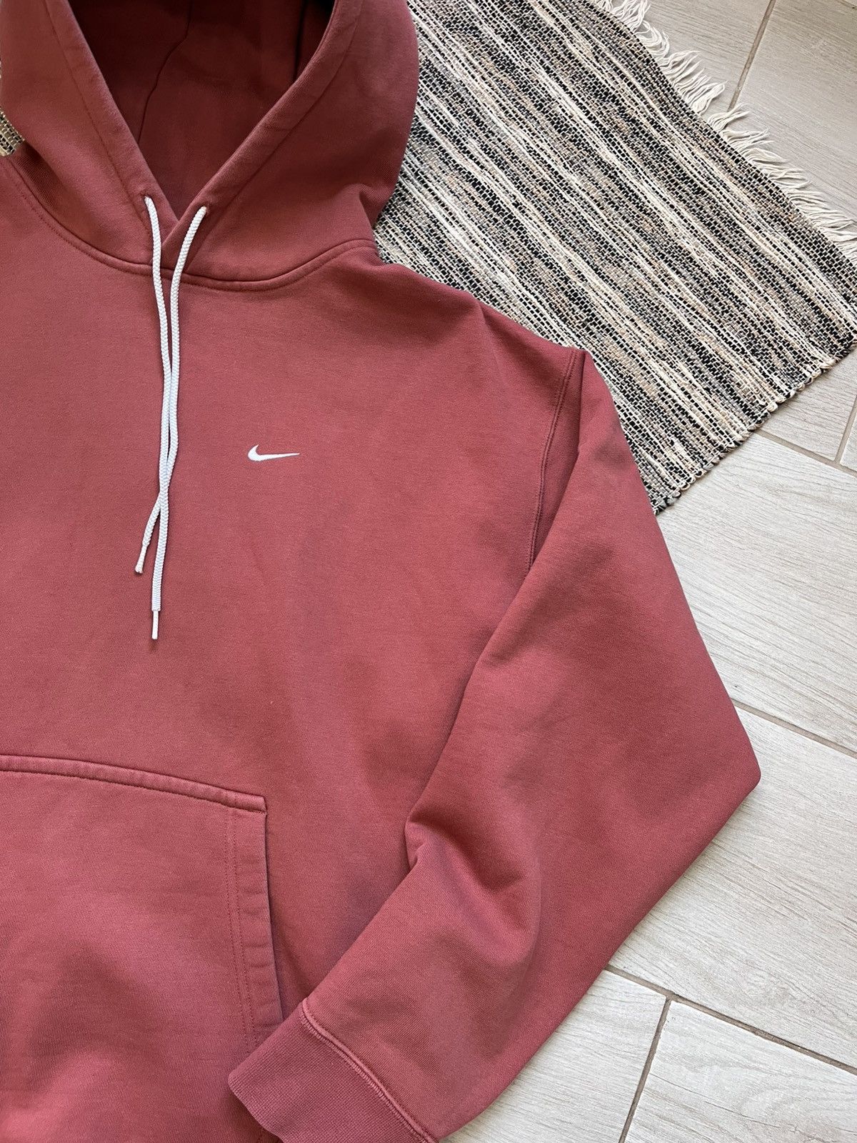 Nike × Vintage Nike Lab Fleece Hoodie Oversize Peach minimalistic logo Size US L / EU 52-54 / 3 - 5 Thumbnail