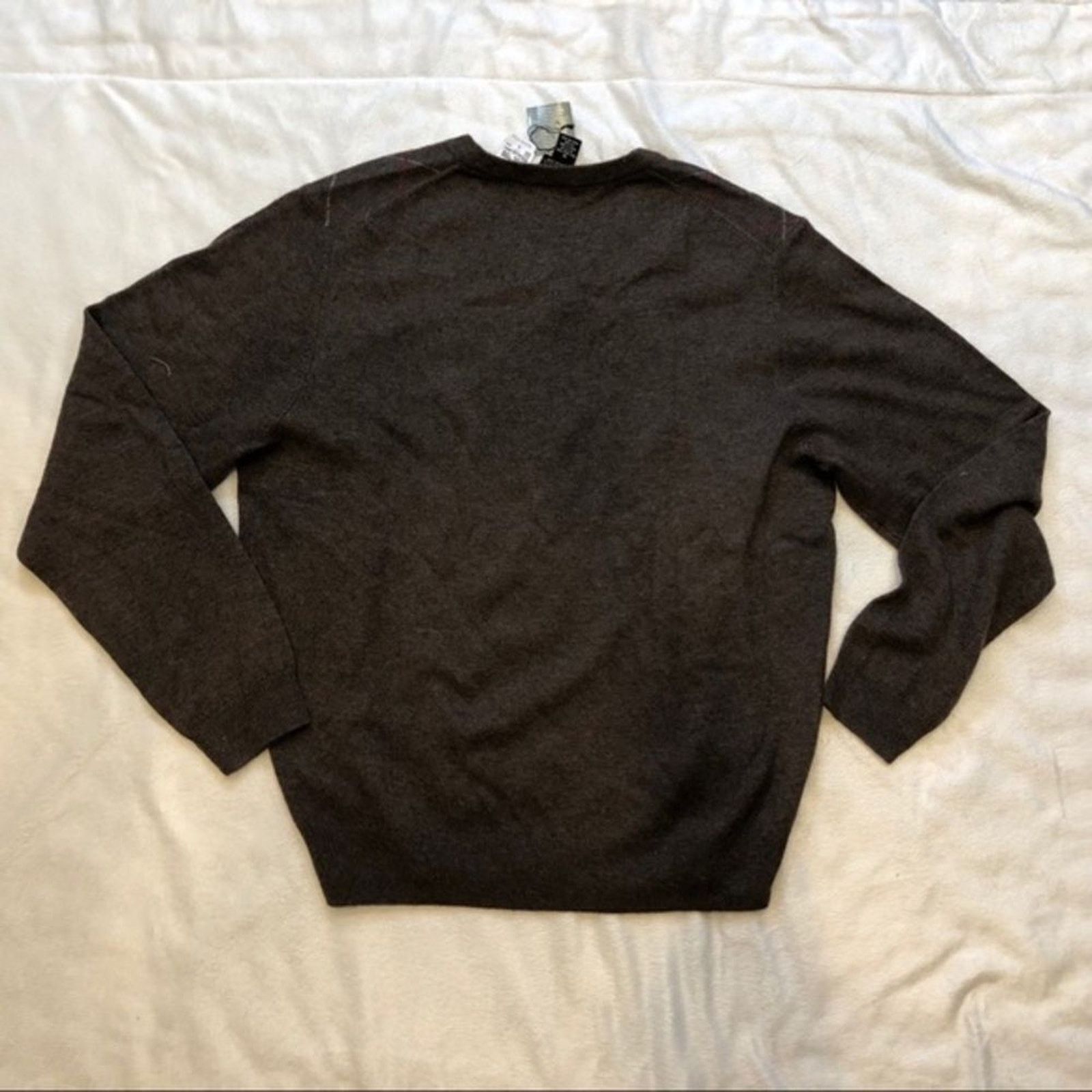 Jos. A. Bank Joseph A. Bank Brown Wool Crewneck Sweater | Sz M, NWT Size US M / EU 48-50 / 2 - 6 Thumbnail