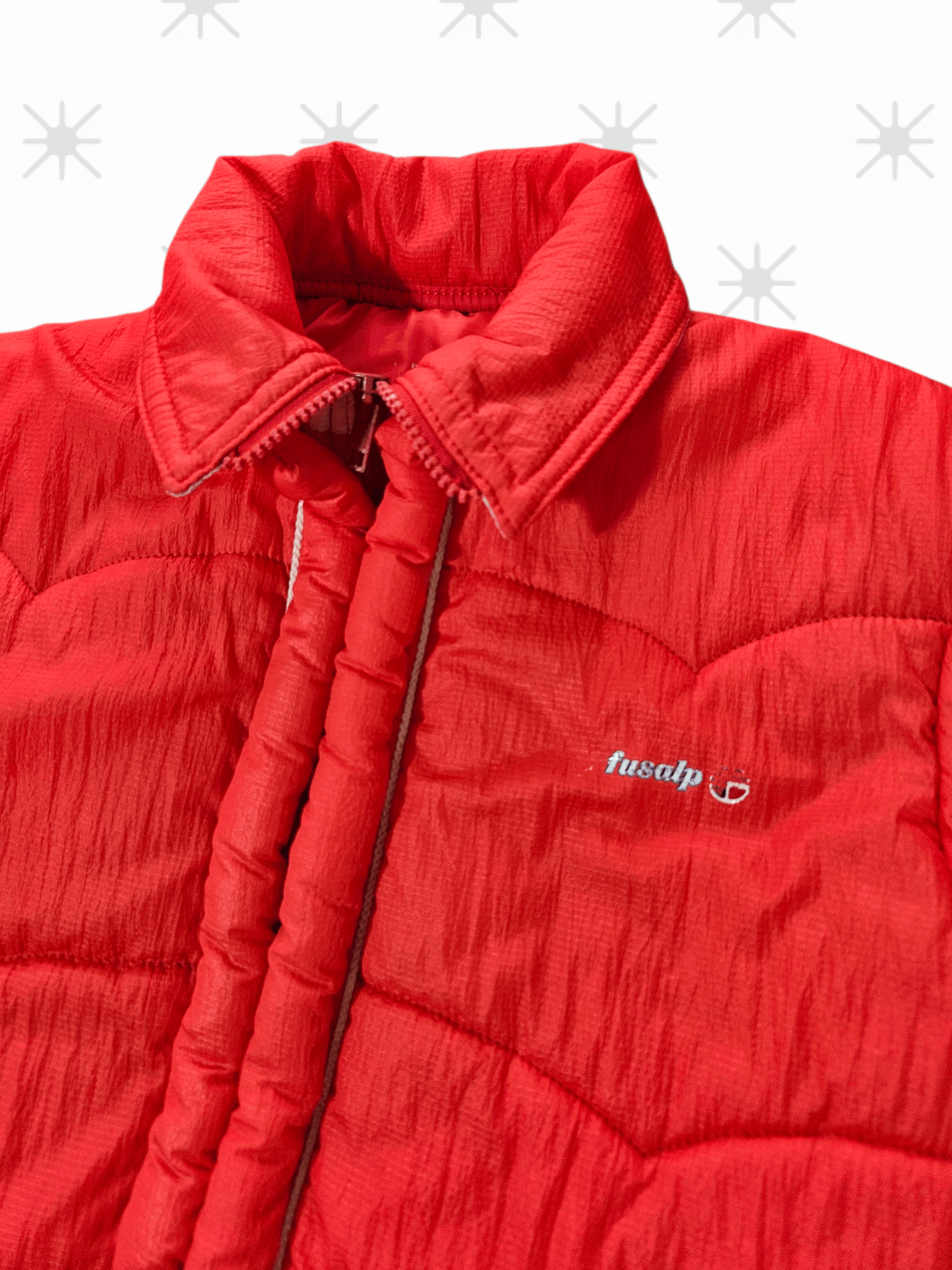 Fusalp Vtg Fusalp Ski Jacket Womens L France Red Puffer Quilted Size L / US 10 / IT 46 - 2 Thumbnail