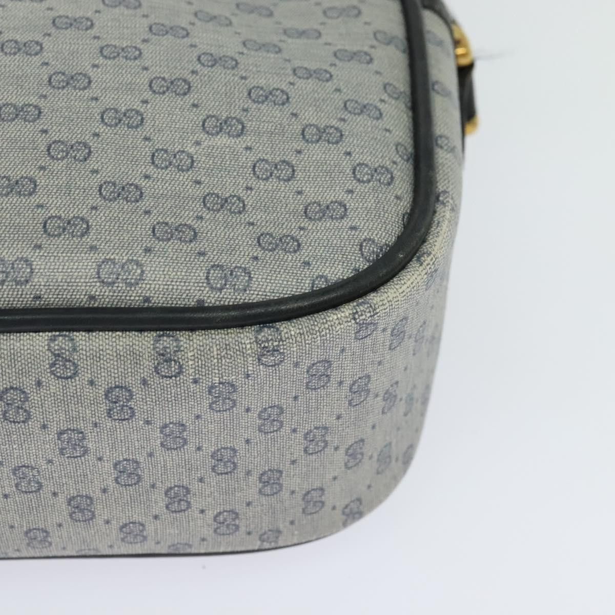 Gucci GUCCI Micro GG Supreme Shoulder Bag Pvc Navy Gold 001 904 Size ONE SIZE - 11 Thumbnail