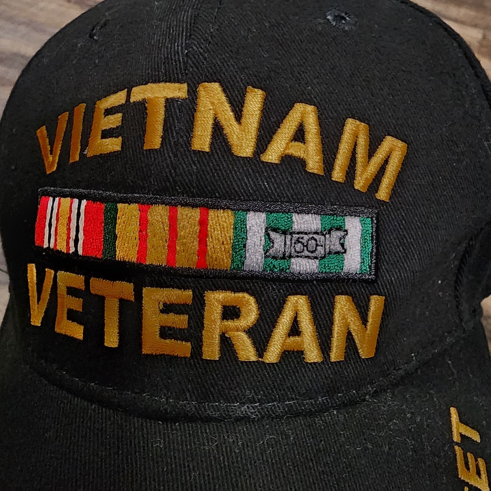 Rothco Vietnam Veteran black Rothco cap hat Pre-owned 2360 Size ONE SIZE - 5 Thumbnail