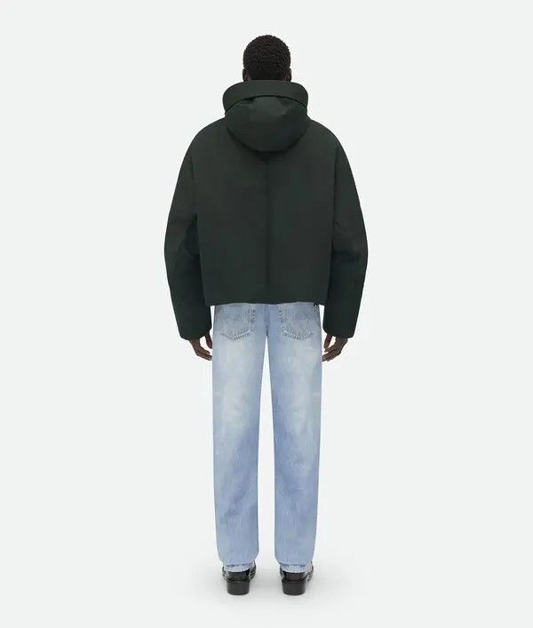Bottega Veneta o1n1vont1224 Cotton Twill Puffer Jacket in Green Size US L / EU 52-54 / 3 - 3 Thumbnail