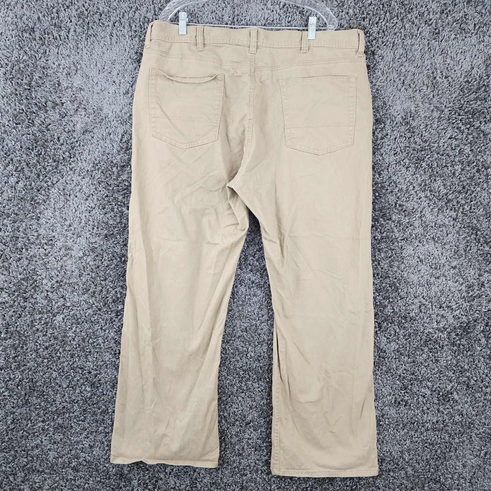 Vintage KIRKLAND SIGNATURE Chino Pants Mens Straight Khaki Beige Size 42x30 Size US 42 / EU 58 - 4 Thumbnail