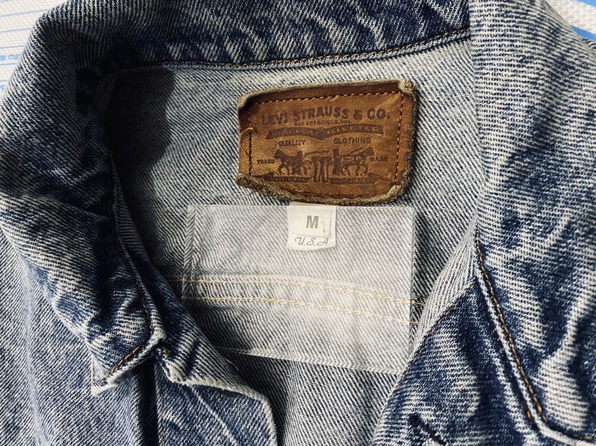 Levi's Vtg 90s Levis 73549 0209 Orange Tab Trucker Jacket 965 USA M Size US M / EU 48-50 / 2 - 2 Thumbnail