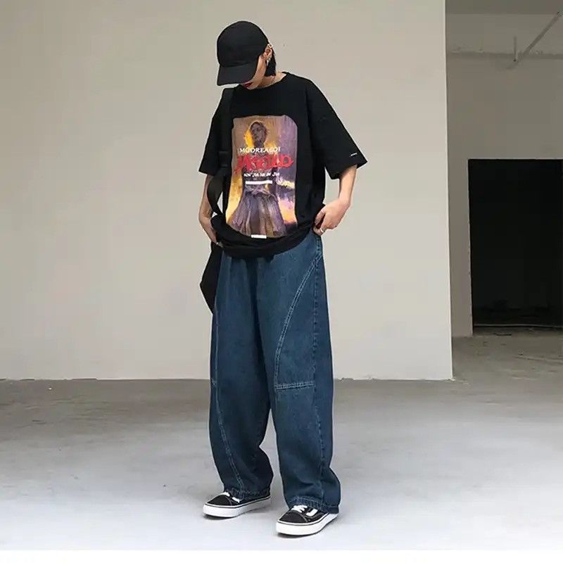 Japanese Brand Straight Denim Pants Size US 32 / EU 48 - 5 Thumbnail