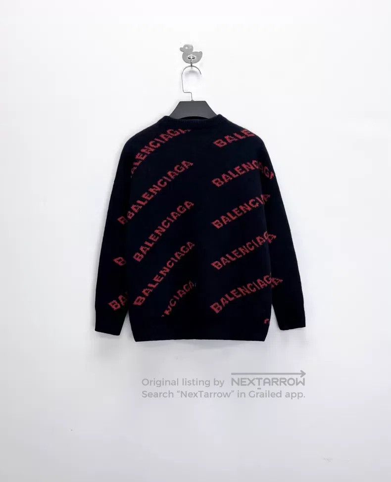 Balenciaga Balenciaga Bullet Screen Printed Logo Knit Sweater Size US XS / EU 42 / 0 - 2 Thumbnail