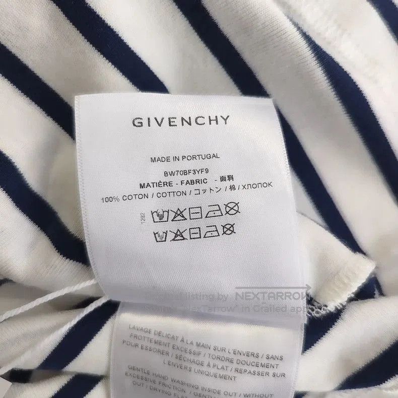 Givenchy Givenchy Striped Short Sleeve Top . Size US M / EU 48-50 / 2 - 7 Thumbnail