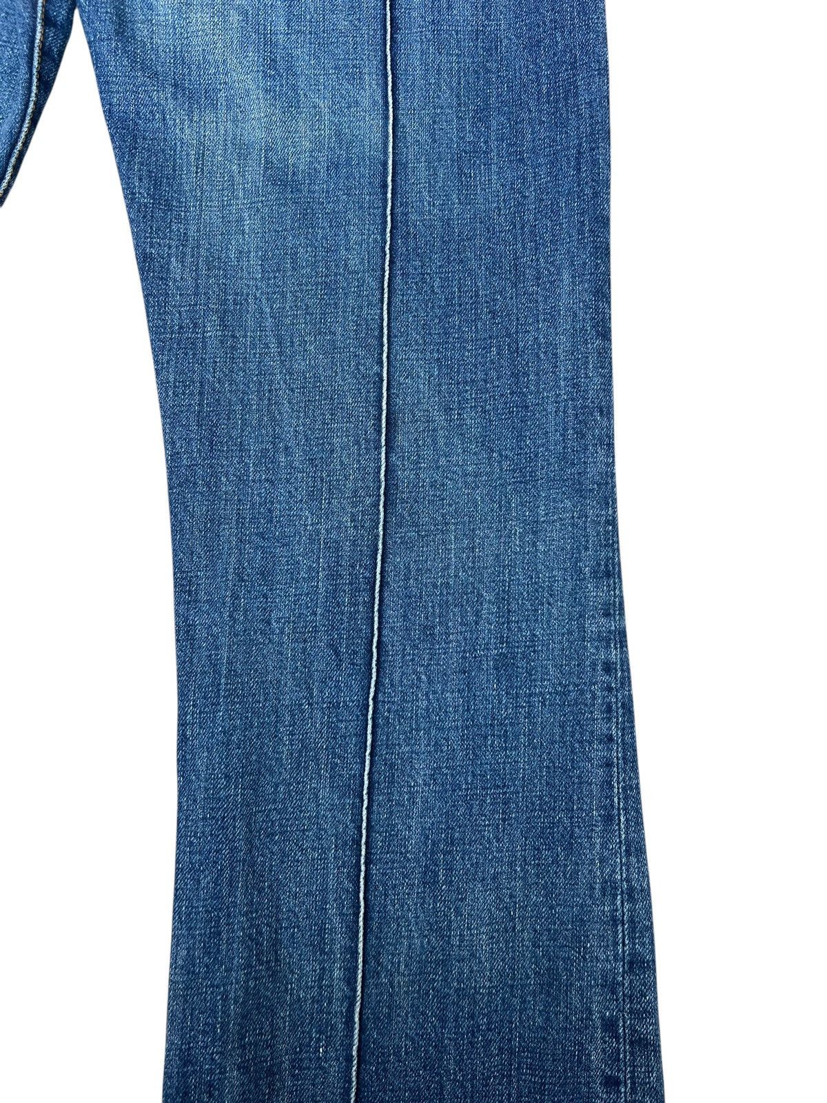 Japanese Brand Obelisk Japan Faded Denim Bootcut Jeans Size 32" / US 10 / IT 46 - 17 Thumbnail