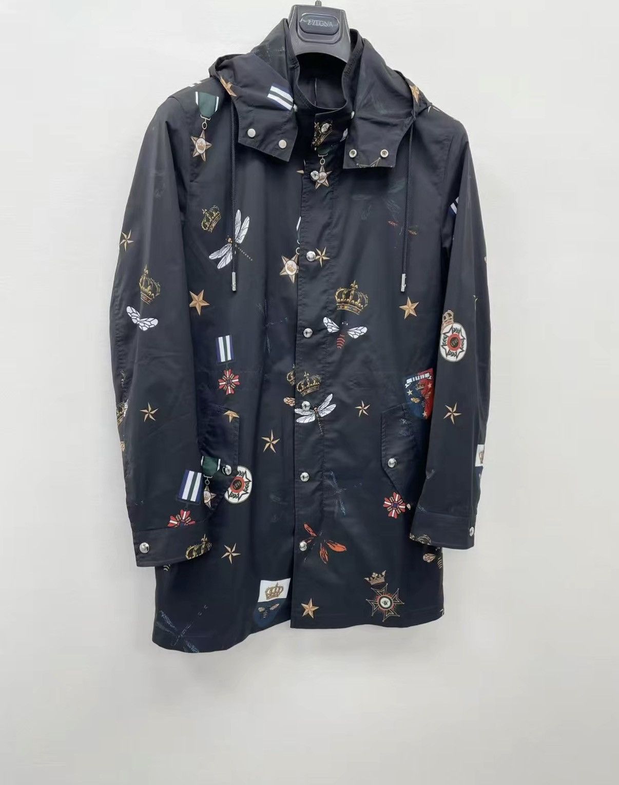 Alberto Guardiani ALBERTO GIORMANI Removable Hooded Trench Coat J30 Size US M / EU 48-50 / 2 - 2 Thumbnail