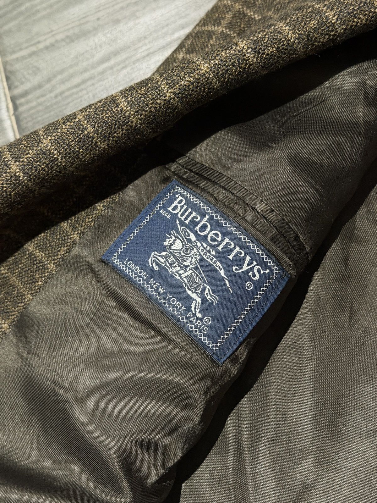 Burberry Burberrys Vintage Blazer Size 44S - 4 Thumbnail