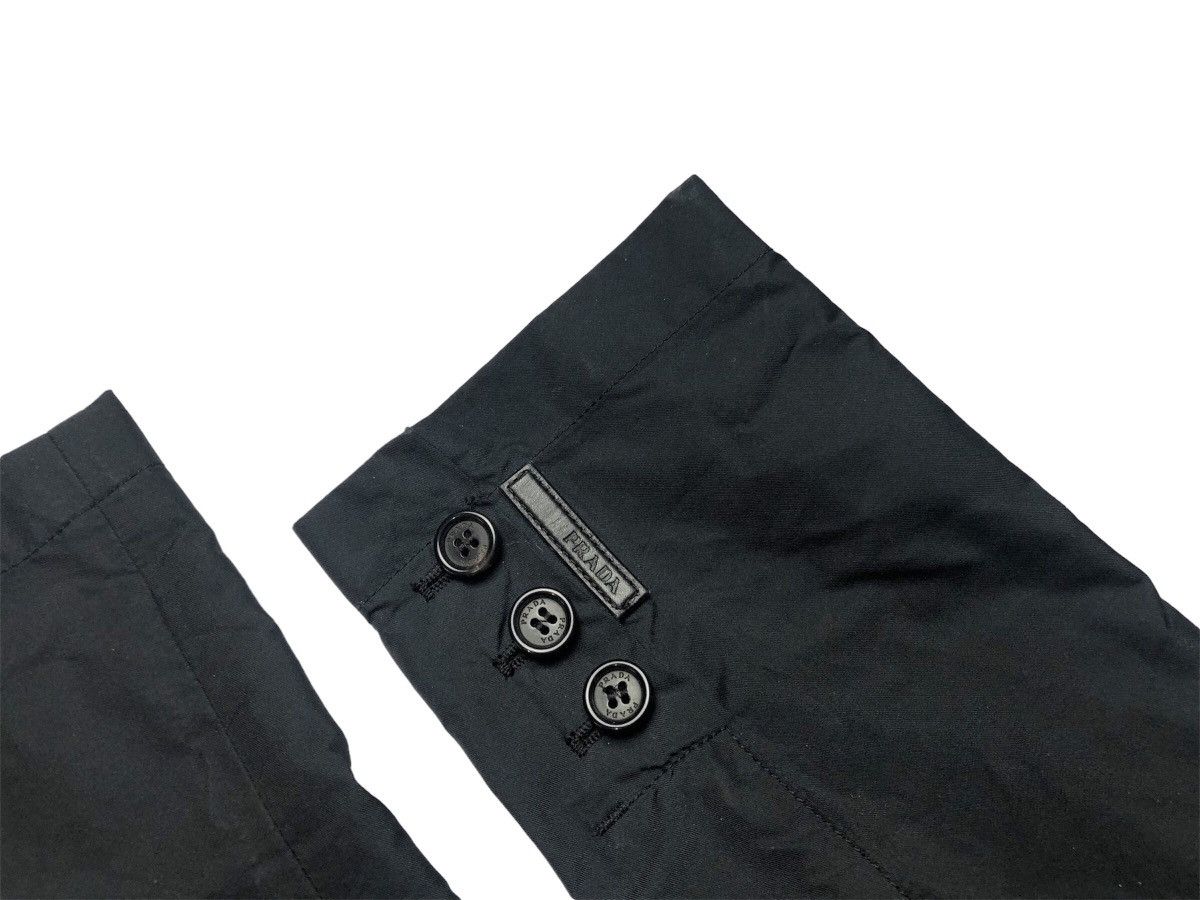 Prada SS07 Prada black tab unlined polyester blazer / jacket Size L / US 10 / IT 46 - 7 Thumbnail