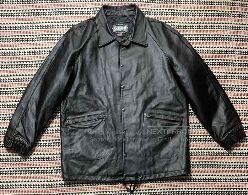 Schott Schott Coach's cowhide jacket Size US L / EU 52-54 / 3 - 1 Thumbnail