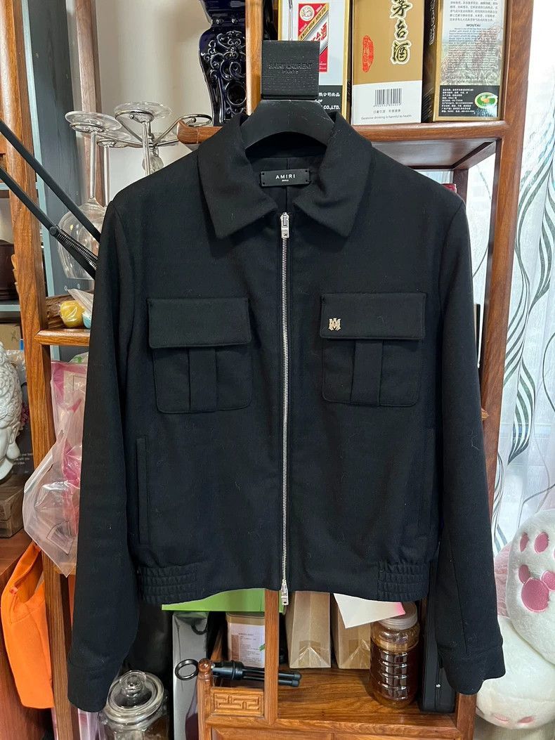 Amiri Amiri Wool Fannel Blouson Jacket-2506 Size US S / EU 44-46 / 1 - 1 Thumbnail