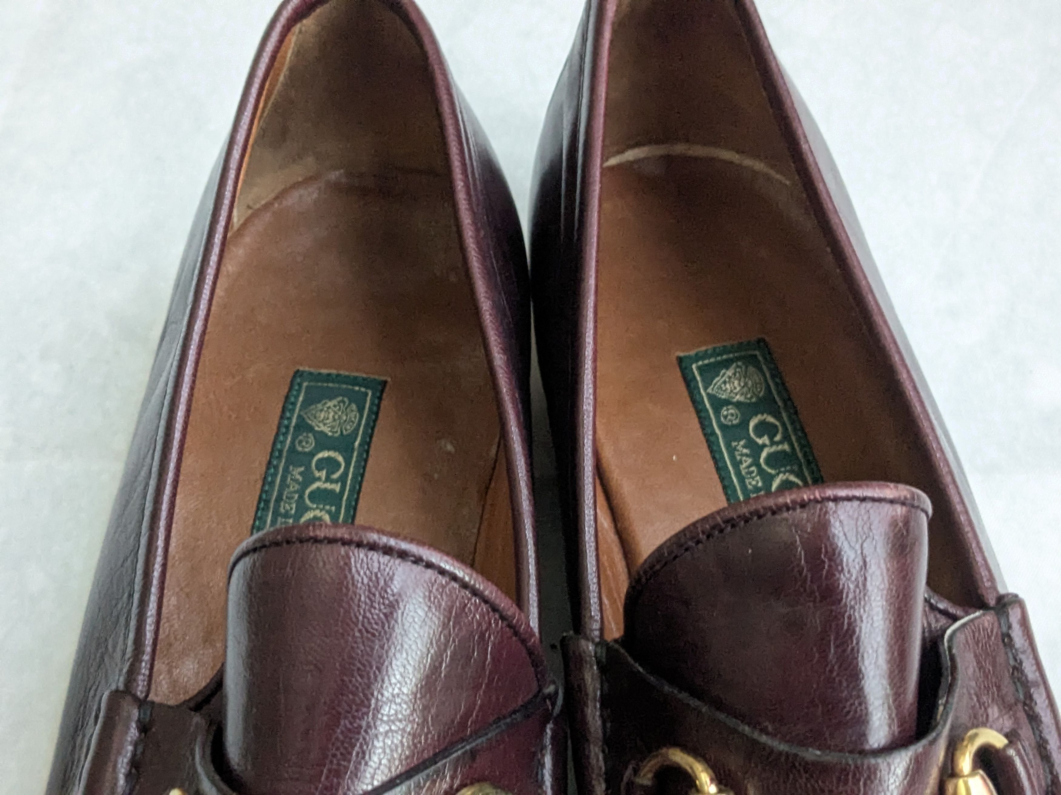 Gucci Gucci Horsebit Loafers Burgundy 13.5 Leather Red Size US 13 / EU 46 - 6 Thumbnail