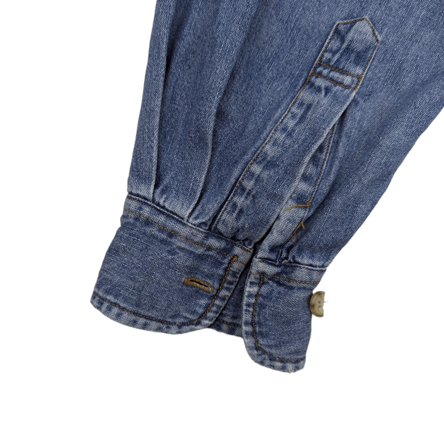 Big John BIG JOHN Jeans Button Up Denim Shirt Flannel Size US M / EU 48-50 / 2 - 9 Thumbnail