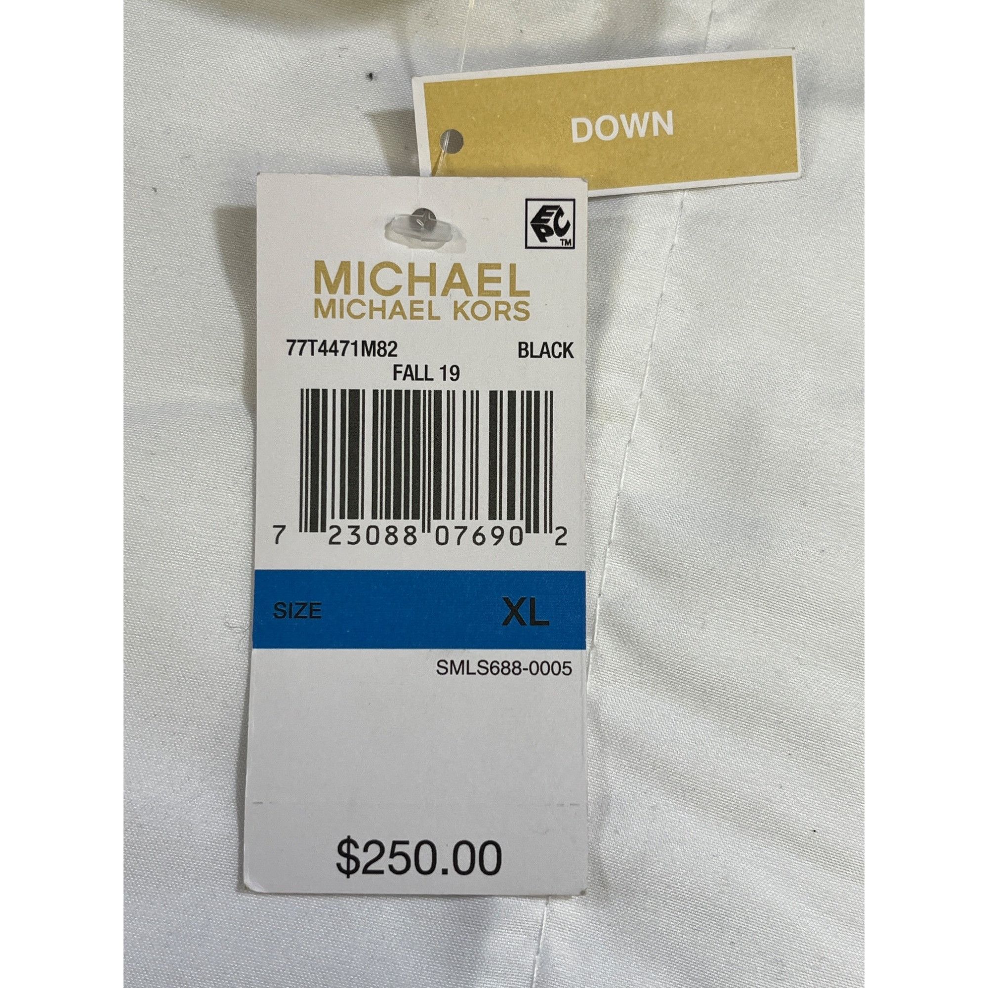 Michael Kors Michael Michael Kors Womens Black Puffer Coat Size XL SKU 66 Size XL / US 12-14 / IT 48-50 - 5 Thumbnail